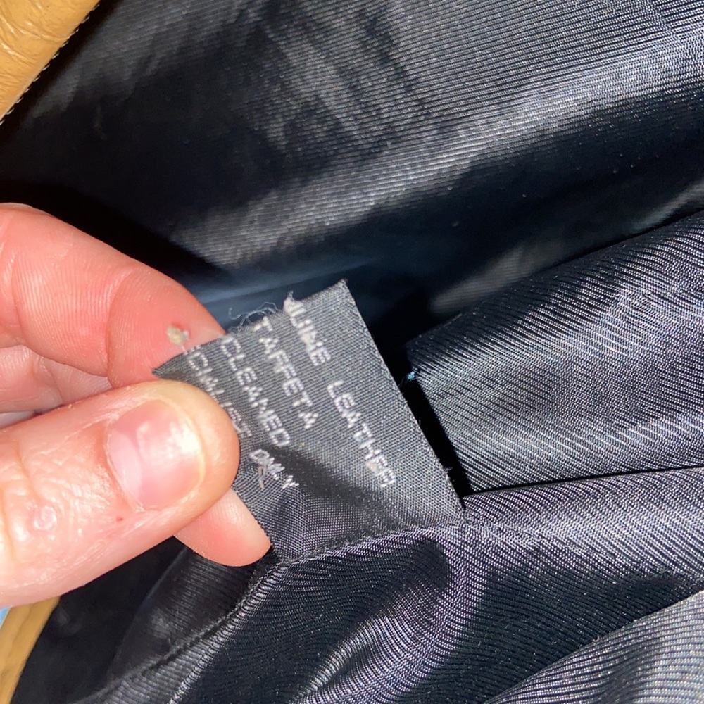 Tan/light brown genuine leather jacket - Picture 2 of 3